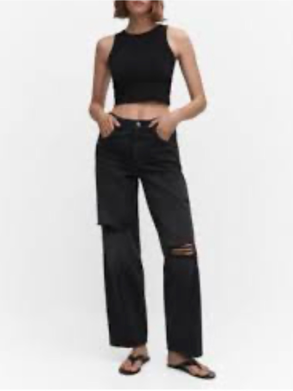 Mango Black Jeans